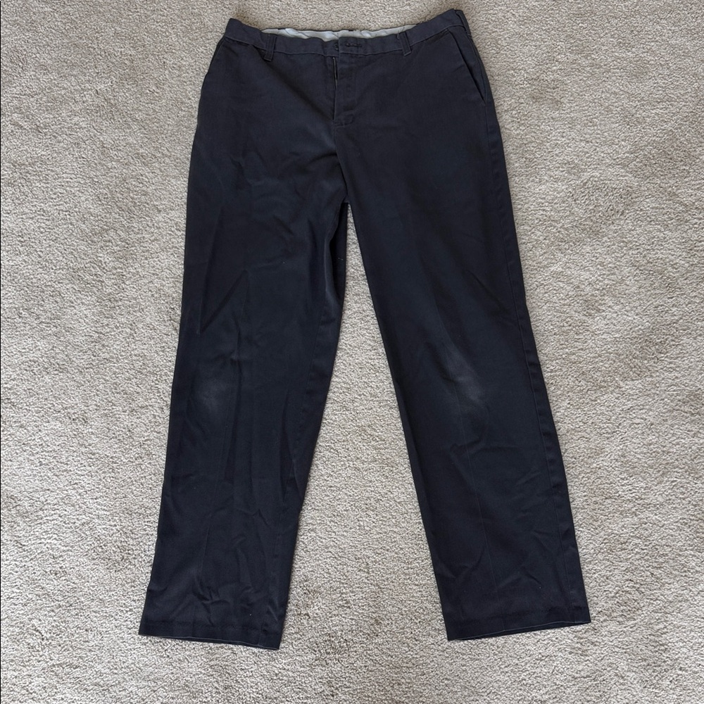 Men's Charcoal Straight Chino Pants